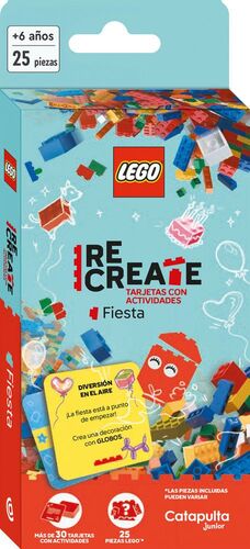 LEGO RECREATE FIESTA CONSTRUCCION TARJETAS CON ACTIVIDADES