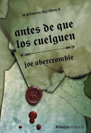 PRIMERA LEY LIBRO 2. ANTES DE QUE LOS CUELGUEN