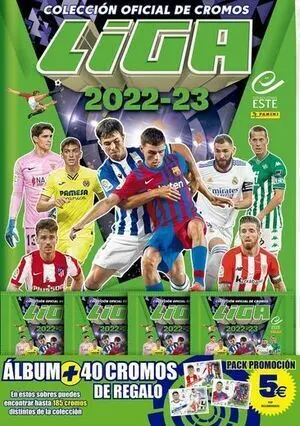 LIGA ESTE 2022-2023 STARTER PACK ALBUM Y 5 SOBRES