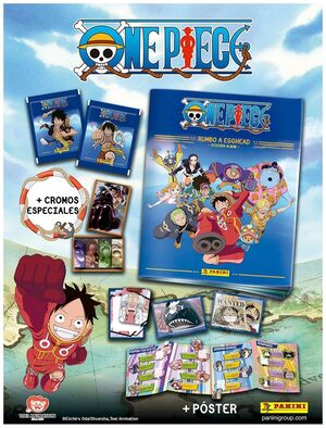 ONE PIECE RUMBO A EGGHEAD STARTER PACK ( ALBUM + 4 SOBRES )