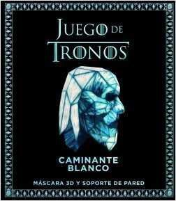JUEGO DE TRONOS. CAMINANTE BLANCO: MASCARA 3D Y SOPORTE DE PARED