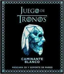 JUEGO DE TRONOS. CAMINANTE BLANCO: MASCARA 3D Y SOPORTE DE PARED
