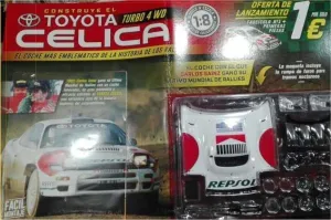 COLECCIONABLE TOYOTA CELICA: CONSTRUYE TU MAQUETA #001                     