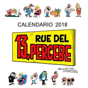 CALENDARIO 2018 13 RUE DEL PERCEBE                                         