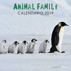 CALENDARIO 2019 ANIMAL FAMILY                                              
