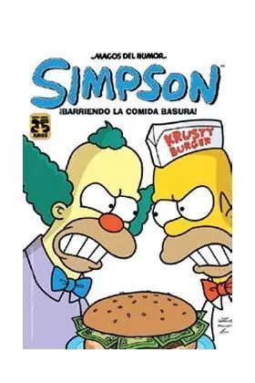 MAGOS DEL HUMOR: SIMPSON #41. ¡BARRIENDO LA COMIDA BASURA!