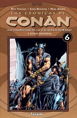 LAS CRONICAS DE CONAN VOL.06 : LA MALDICION DE LA CALAVERA DORADA