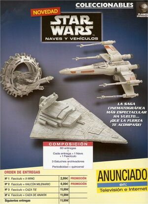STAR WARS NAVES Y VEHICULOS #13. CAZA A-WING                               