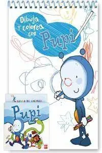 DIBUJA Y COLOREA CON PUPI