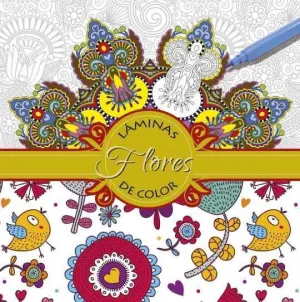 MANDALAS. FLORES: LAMINAS DE COLOR