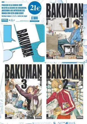 BAKUMAN PACK ESPECIAL CON COFRE VOLS. 1, 2 Y 3