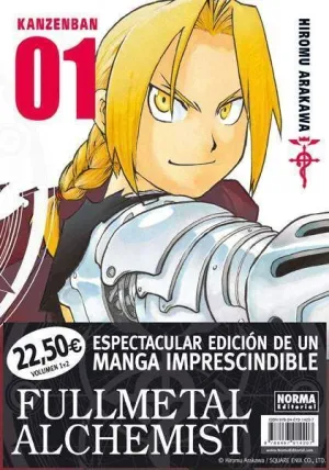 FULLMETAL ALCHEMIST KANZENBAN #01 Y #02 PACK ESPECIAL