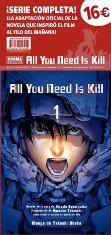 PACK ALL YOU NEED IS KILL: EL MANGA