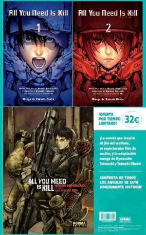 ALL YOU NEED IS KILL: PACK COMPLETO