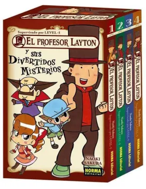 EL PROFESOR LAYTON Y SUS DIVERTIDOS MISTERIOS - PACK