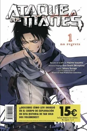 ATAQUE A LOS TITANES: NO REGRETS #01 + #02 (PACK INICIACION)