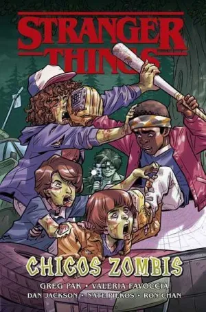 STRANGER THINGS. CHICOS ZOMBIS