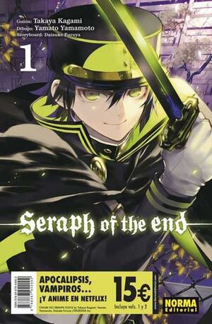 SERAPH OF THE END. PACK INICIACION #01 + #02