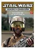 STAR WARS CASCOS COLECCION #57 SOLDADO DE LA RESISTENCIA                   