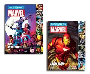 ENCICLOPEDIA MARVEL COLECCIONABLE #002.VENGADORES VOL.1 Y #03.IRON MAN VOL.