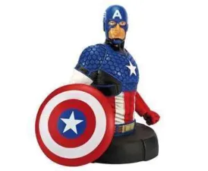 COLECCIONABLE BUSTOS MARVEL #04. CAPITAN AMERICA                           