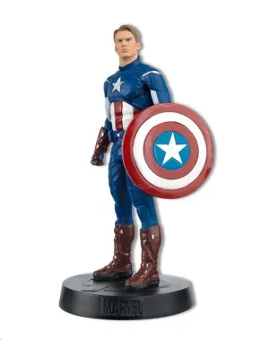 COLECCION MARVEL MOVIE FIGURINES 2021 #02. CAPITAN AMERICA
