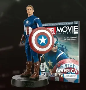 COLECCIONABLE MARVEL MOVIE FIGURINES 2022/2023 #02. CAPITAN AMERICA