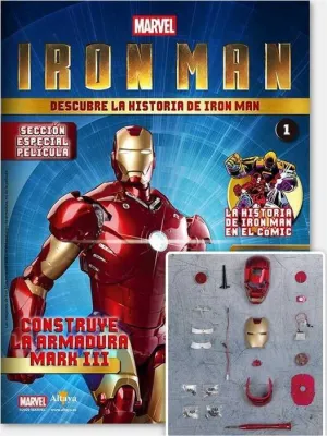 COLECCIONABLE IRON MAN. CONSTRUYE LA ARMADURA MARK III #01