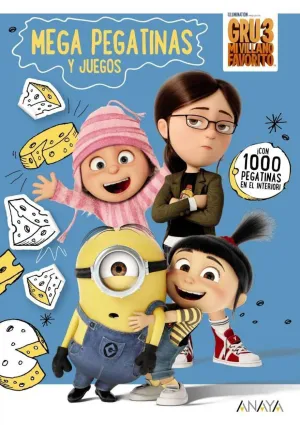 GRU MI VILLANO FAVORITO. MEGA PEGATINAS Y JUEGOS