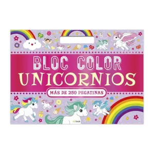 BLOC COLOR UNICORNIOS (MAS DE 250 PEGATINAS)