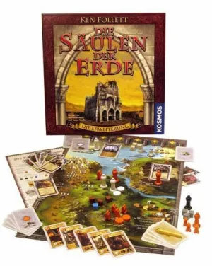 LOS PILARES DE LA TIERRA EXPANSON - JUEGO DE MESA                          