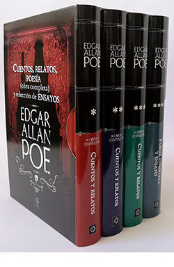 EDGAR ALLAN POE OBRA COMPLETA 4 VOLUMENES