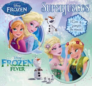 FROZEN. SUPERJUEGOS: LIBRO CON 4 TABLEROS, FICHAS Y DADO