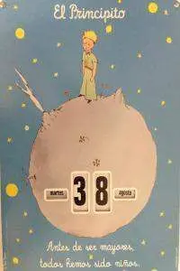 CALENDARIO EL PRINCIPITO. ANTES DE SER MAYORES