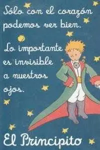 EL PRINCIPITO: SOLO CON EL CORAZON PODEMOS VER BIEN CUADERNO PEQUEÑO