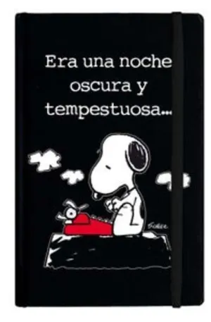 CUADERNO SNOOPY ERA UNA NOCHE OSCURA Y TEMPESTUOSA