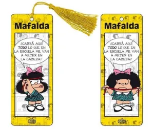 MAFALDA MARCAPAGINAS 3D AMARILLO