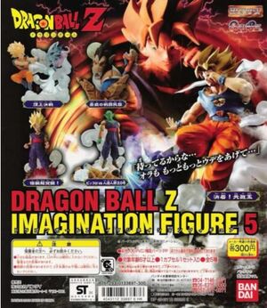 DRAGON BALL Z IMAGINATION FIGURE SERIE 5 GASHAPON (5 MODELOS)              