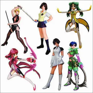 NAMCO REAL FIGURE COLL. GIRLS SERIE 6 GASHAPON                             