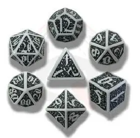 DADOS Q-WORKSHOP SET DE 7: CALAVERA