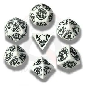 DADOS Q-WORKSHOP SET DE 7: DRAGONES