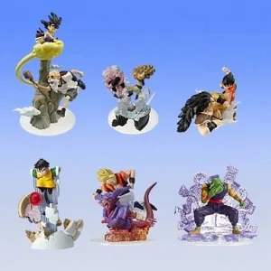 DRAGON BALL IMAGINATION FIGURE SERIE 8 GASHAPON (6 MODELOS)                
