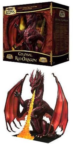 D&D MINIATURES COLOSSAL RED DRAGON                                         