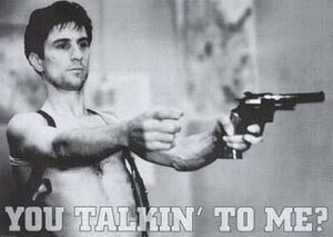 POSTER YOU TALKING TO ME                                                   