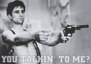POSTER YOU TALKING TO ME                                                   