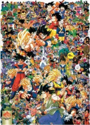 POSTER DRAGON BALL (MUCHOS PERSONAJES)                                     