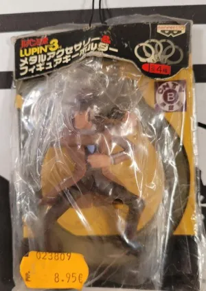 SALDO LUPIN THE THIRD LLAVERO CON FIGURA Y ACCESORIO DE METAL (4 MODELOS)        