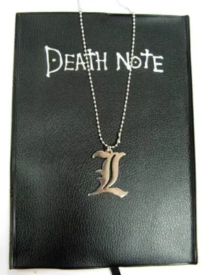 DEATH NOTE AGENDA CON COLGANTE DE L