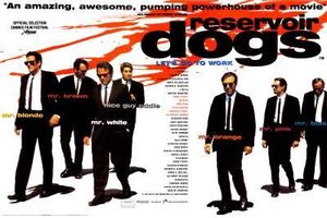 POSTER RESERVOIR DOGS GRUPO MRS COLOR                                      