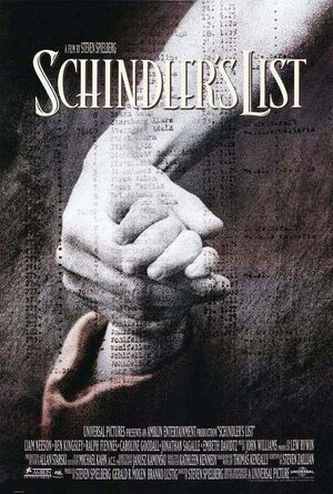 POSTER LISTA DE SCHINDLER PORTADA                                          